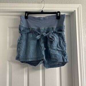 Women's Blue Denim Shorts